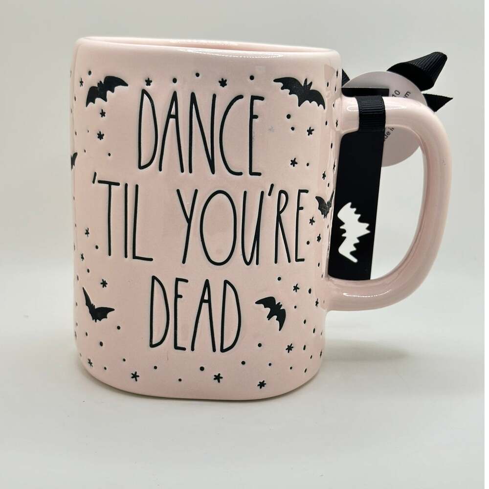 Dance Till You're Dead Halloween Rae Dunn Mug